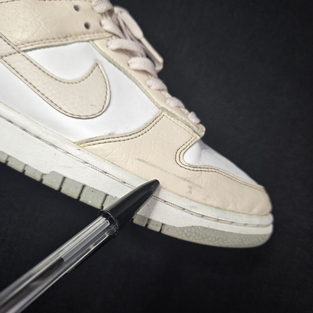 Nike Wome's W Dunk Low DN1431-100 White Size 7.5 - Picture 7 of 8